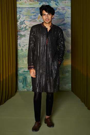 Twenty Nine Rabari Mirror Work Kurta Set 