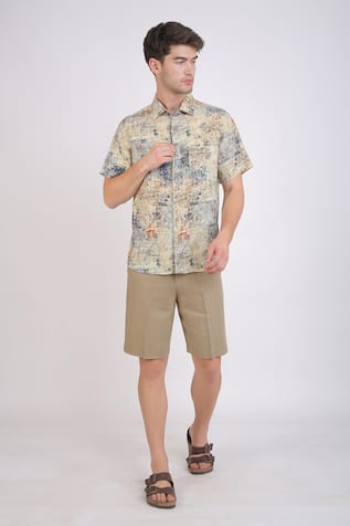 Texture Print Shirt 
