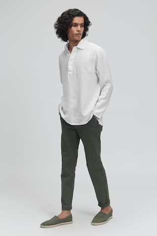 Azores Linen Long Sleeve T-Shirt 