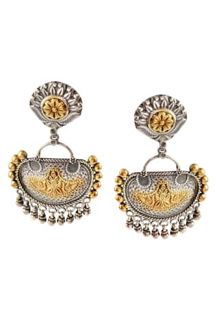 Floral Carved Danglers 