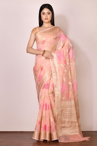 Nazaakat by Samara Singh Banarasi Cotton Silk Saree