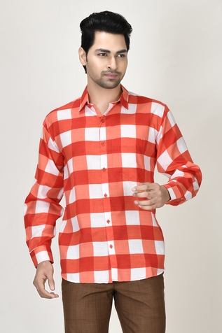 Aryavir Malhotra Checkered Shirt
