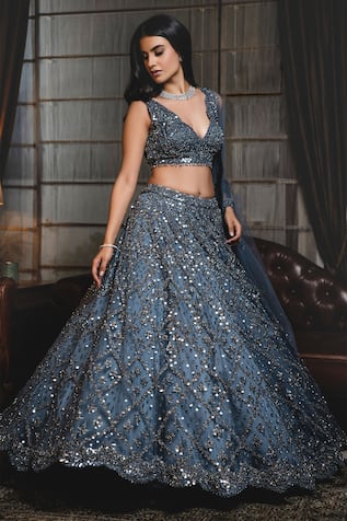 Embroidered Bridal Lehenga Set 