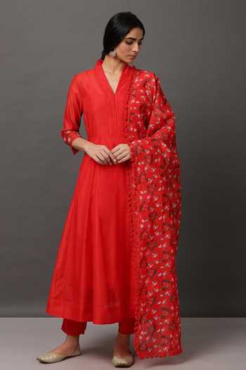 NUHH Embroidered Anarkali Set 