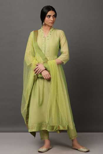 NUHH Embroidered Anarkali Set 