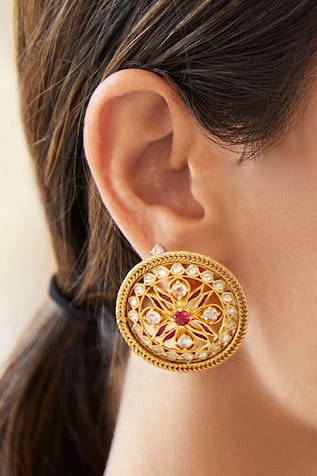 Aashi Crystal Studded Earrings