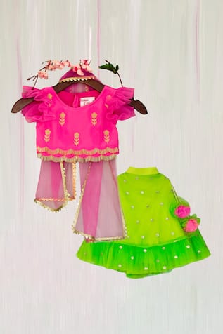 Embroidered Lehenga Set 
