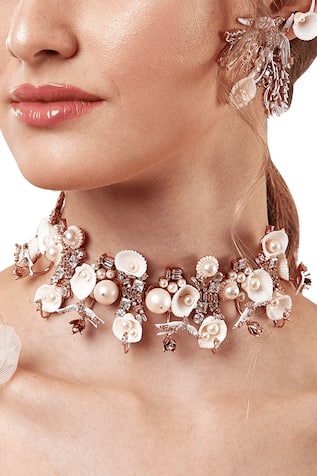 Lophorina Shell Bead Choker 