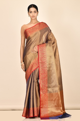 Nazaakat by Samara Singh  Banarasi Tissue Silk Saree