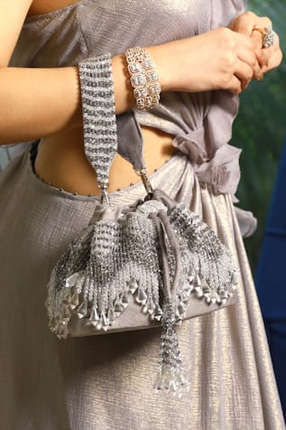 Crystal Bucket Bag 