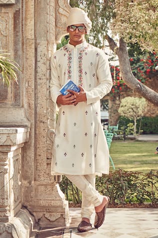 Hand Embroidered Kurta Set 