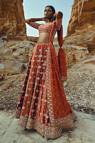 Top Sabyasachi Lehengas: Best 10 Red Bridal Lehengas by Ace Designer For  That Dreamy Wedding