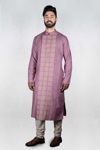 Priyanka Haralalka Handloom Cotton Embroidered Kurta Set 