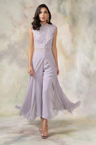 Embellished Tunic Pant Set 