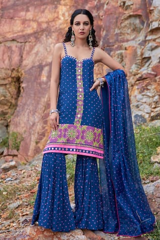 Printed Kurta & Sharara Set 