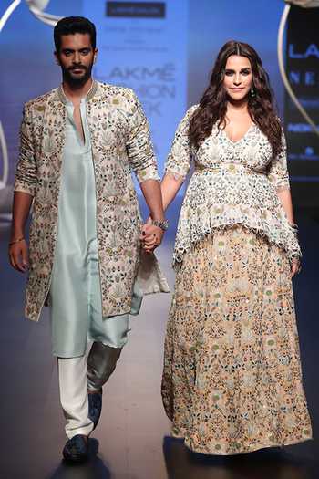PS Men By Payal Singhal Embroidered Jacket & Silk Kurta Set  