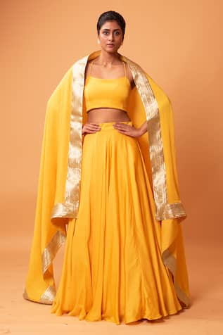 Bright Yellow Full Heavy Designer Work Lehenga Choli - Indian Heavy  Anarkali Lehenga Gowns Sharara Sarees Pakistani Dresses in  USA/UK/Canada/UAE - IndiaBoulevard