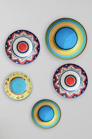 Mandala Decorative Wall Plates Set of 5 