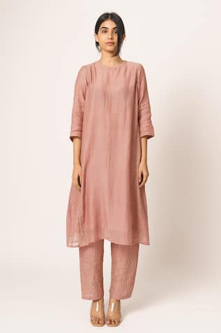 Chanderi Kurta Set 