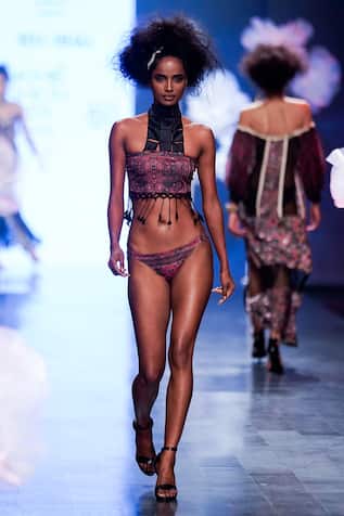 Abstract Print Bikini Set 