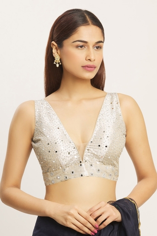 Nazaakat by Samara Singh Embroidered Blouse