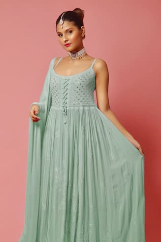 Chikankari Anarkali Kurta 