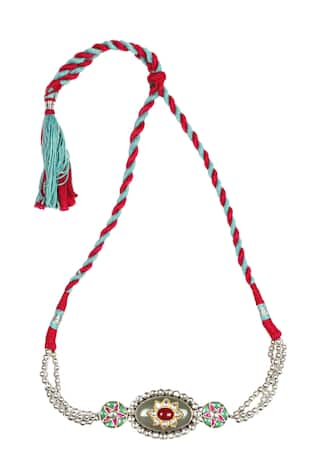 Handcrafted Kundan Pendant Choker 
