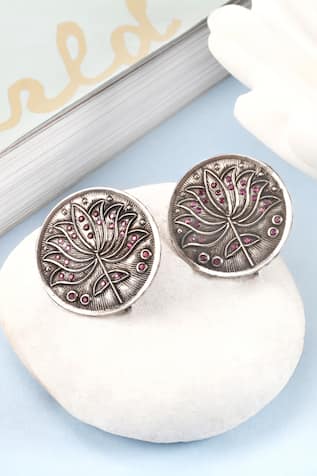 Floral Motif Studs 