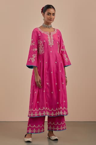 Flared Kurta & Pant Set For Kids