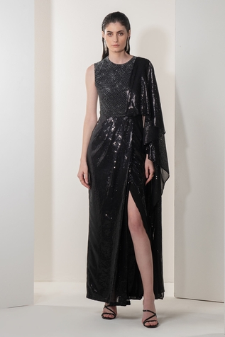 Namrata Joshipura Embellished Pre-Draped Saree Gown