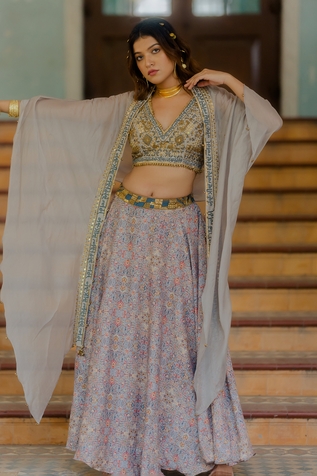 Nikita Vishakha Printed Lehenga Set
