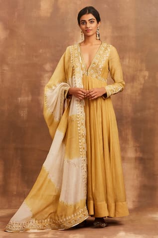 Embroidered Anarkali Set  