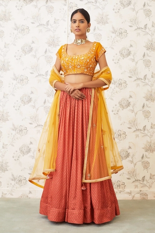 Shyam Narayan Prasad Printed Lehenga Set 