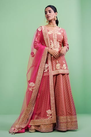 Gota Embroidered Kurta Set 