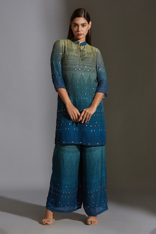 Shop Green designer Kurta Sets for Women Online