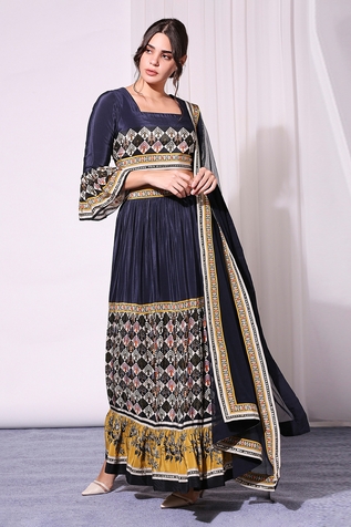 Soup by Sougat Paul Printed Lehenga Set