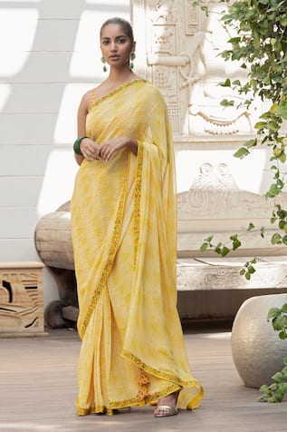 Printed Saree with Blouse 