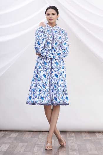 MR. Ajay Kumar Cotton Printed Shirt Dress 