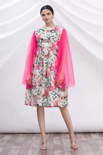 MR. Ajay Kumar Cotton Floral Printed Dress 