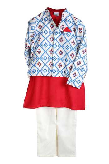 MI Dulce AN'YA Organic Jacket Kurta Set 