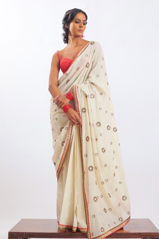 Nikasha Jamdani Cotton Saree Set