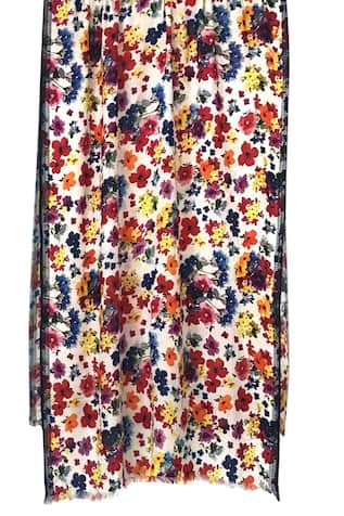 Cashmere Floral Print Scarf 
