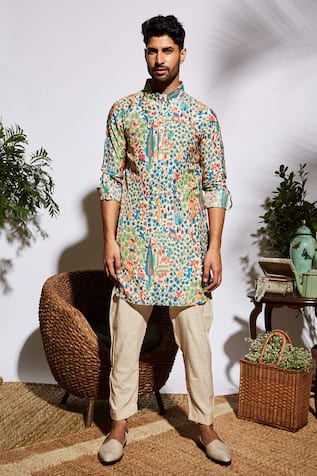 Mens short kurta clearance online