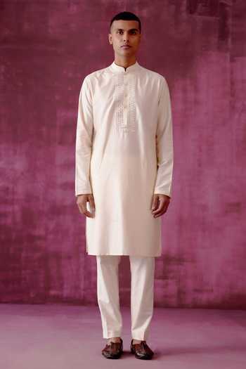 Pouli Pret Cotton Silk Kurta 