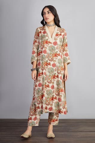 Airawata Barkha Kurta & Pant Set 