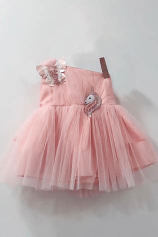 One Shoulder Layered Dress 
