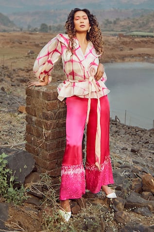 Tie Dye Jacket & Pant Set 
