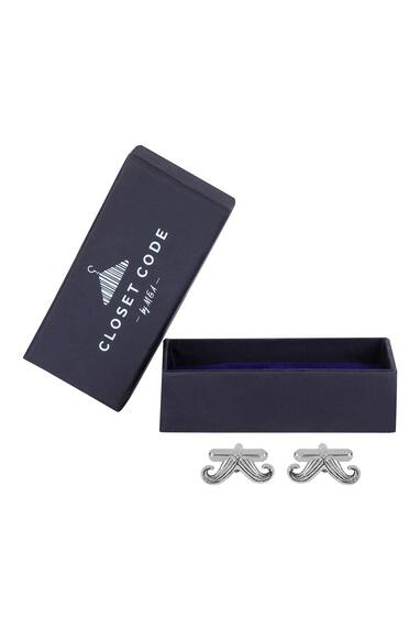 Carved Moustache Cufflinks