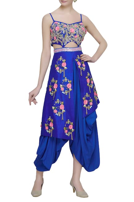 Embroidered Dhoti Jumpsuit