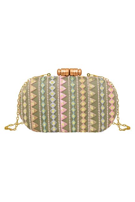 Aztec Embroidered Sling Bag